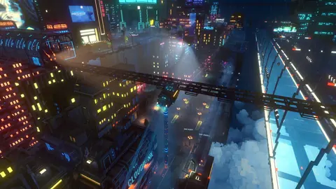 Captura de tela de Cloudpunk (1 de 4)