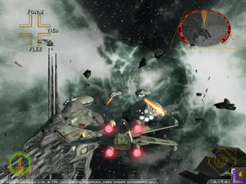 Captura de tela de Star Wars: Rogue Squadron II - Rogue Leader (1 de 4)