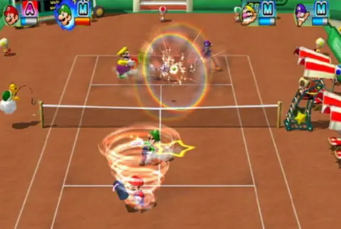 Captura de tela de Mario Power Tennis (1 de 4)