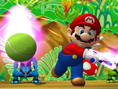 Captura de tela de Mario Power Tennis (3 de 4)