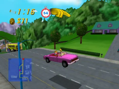Captura de tela de The Simpsons: Road Rage (4 de 4)