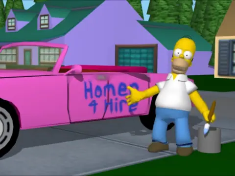 Captura de tela de The Simpsons: Road Rage (1 de 4)