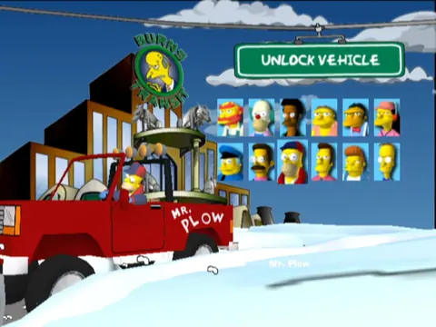 Captura de tela de The Simpsons: Road Rage (3 de 4)