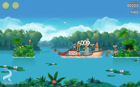 Captura de tela de Angry Birds Rio (3 de 4)