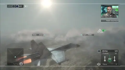 Captura de tela de Tom Clancy's H.A.W.X (4 de 4)