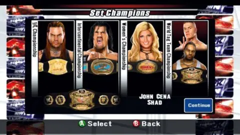 Captura de tela de WWE SmackDown vs. Raw 2008 (1 de 4)