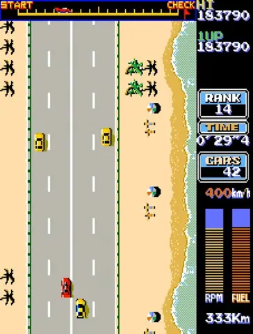 Captura de tela de Road Fighter (4 de 4)