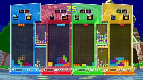 Captura de tela de Puyo Puyo Tetris (2 de 4)