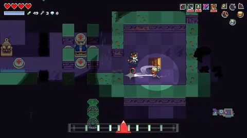 Captura de tela de Cadence of Hyrule: Crypt of the NecroDancer Featuring the Legend of Zelda (2 de 4)