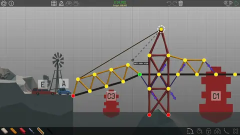 Captura de tela de Poly Bridge (3 de 4)