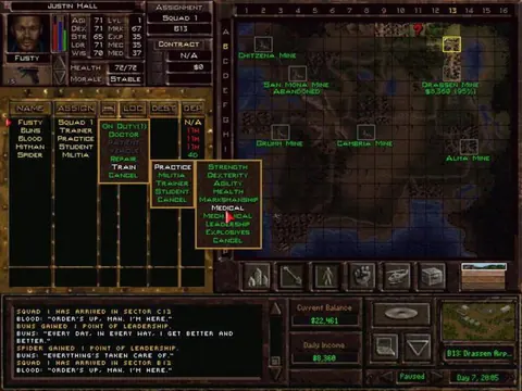 Captura de tela de Jagged Alliance 2 (4 de 4)
