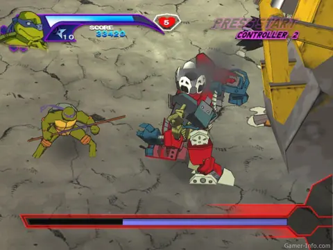 Captura de tela de Teenage Mutant Ninja Turtles (3 de 4)