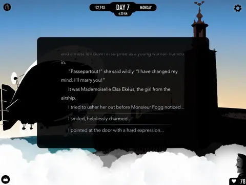 Captura de tela de 80 Days (2 de 4)