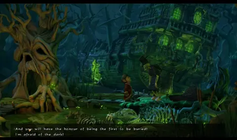 Captura de tela de The Book of Unwritten Tales (2 de 4)