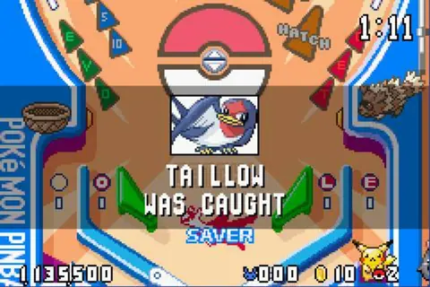 Captura de tela de Pokémon Pinball: Ruby & Sapphire (3 de 4)