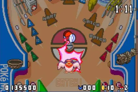 Captura de tela de Pokémon Pinball: Ruby & Sapphire (2 de 4)