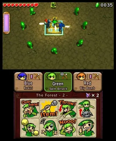 Captura de tela de The Legend of Zelda: Tri Force Heroes (2 de 4)