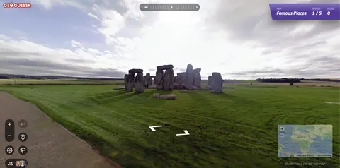 Captura de tela de GeoGuessr (1 de 4)