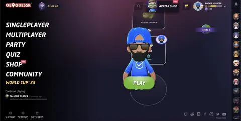 Captura de tela de GeoGuessr (3 de 4)