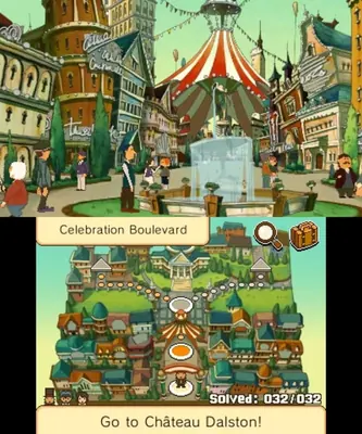Captura de tela de Professor Layton and the Miracle Mask (2 de 4)