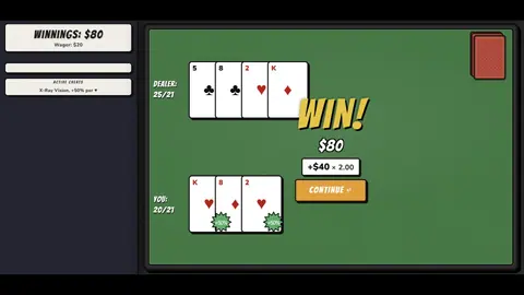 Captura de tela de Blackjack: Cheat the House! (3 de 4)
