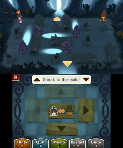 Captura de tela de Professor Layton vs. Phoenix Wright: Ace Attorney (3 de 4)