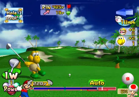 Captura de tela de Mario Golf: Toadstool Tour (1 de 4)