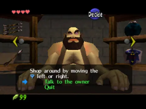 Captura de tela de The Legend of Zelda: Ocarina of Time (2 de 4)