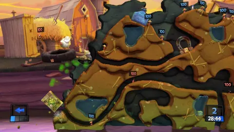 Captura de tela de Worms Revolution (1 de 4)