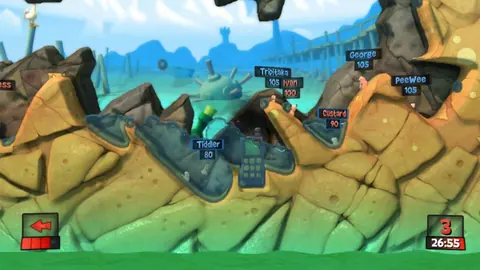 Captura de tela de Worms Revolution (2 de 4)