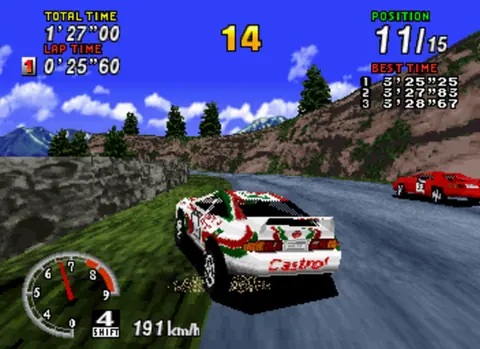 Captura de tela de Sega Rally Championship (3 de 3)