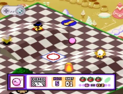 Captura de tela de Kirby's Dream Course (2 de 4)