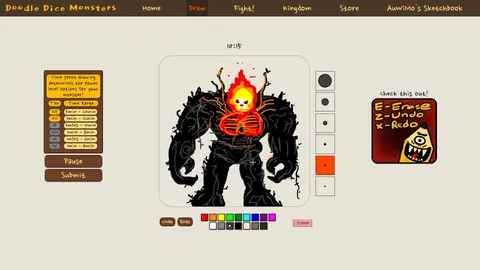 Captura de tela de Doodle Dice Monsters (3 de 4)