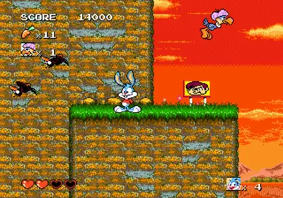 Captura de tela de Tiny Toon Adventures: Buster's Hidden Treasure (3 de 3)