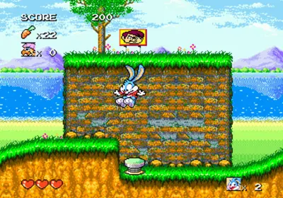 Captura de tela de Tiny Toon Adventures: Buster's Hidden Treasure (1 de 3)
