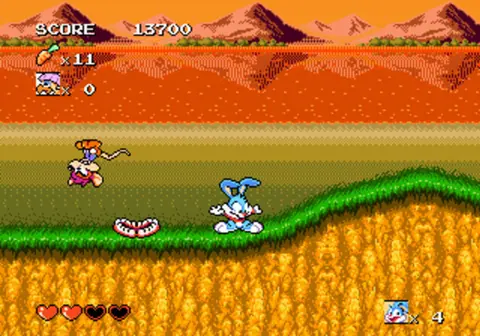 Captura de tela de Tiny Toon Adventures: Buster's Hidden Treasure (2 de 3)