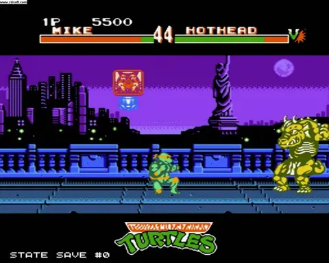 Captura de tela de Teenage Mutant Ninja Turtles: Tournament Fighters (1 de 4)