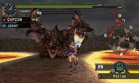 Captura de tela de Monster Hunter Freedom Unite (1 de 4)