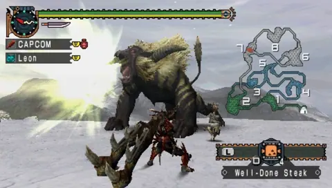 Captura de tela de Monster Hunter Freedom Unite (3 de 4)