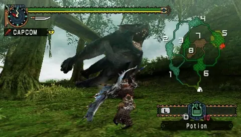 Captura de tela de Monster Hunter Freedom Unite (2 de 4)