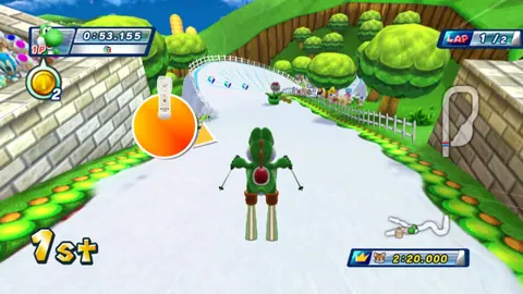 Captura de tela de Mario & Sonic at the Olympic Winter Games (1 de 4)