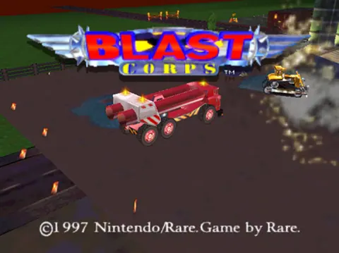 Captura de tela de Blast Corps (4 de 4)