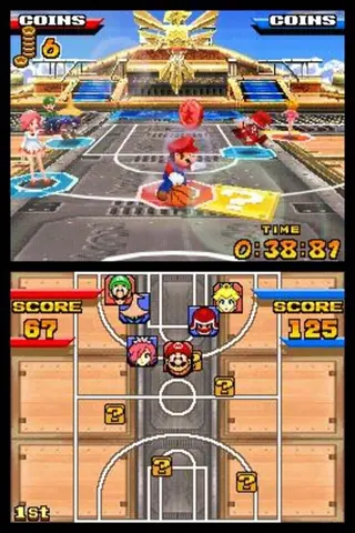 Captura de tela de Mario Hoops 3-on-3 (1 de 4)