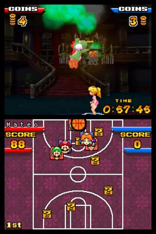 Captura de tela de Mario Hoops 3-on-3 (3 de 4)