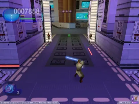 Captura de tela de Star Wars: Episode I - Jedi Power Battles (3 de 3)