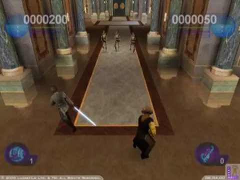 Captura de tela de Star Wars: Episode I - Jedi Power Battles (2 de 3)