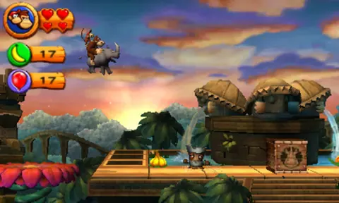 Captura de tela de Donkey Kong Country Returns 3D (3 de 4)