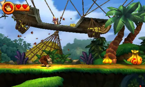 Captura de tela de Donkey Kong Country Returns 3D (4 de 4)