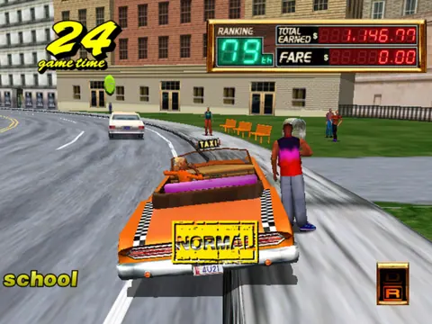 Captura de tela de Crazy Taxi 2 (2 de 4)
