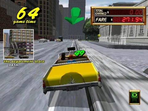 Captura de tela de Crazy Taxi 2 (4 de 4)